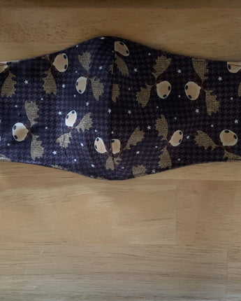 Moose Brown Reversible and Washable Face Mask!