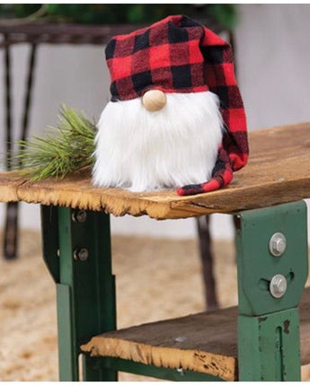 Red Buffalo Check Cap Gnome NEW