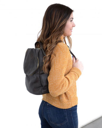 Kerri Side Pocket Backpack Charcoal! NEW