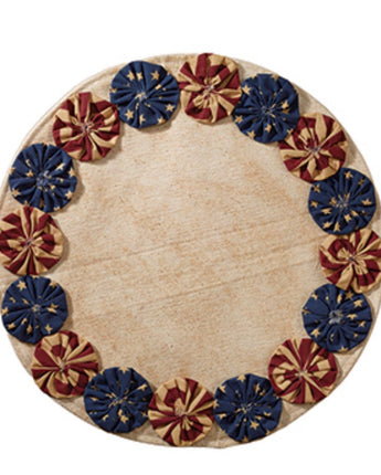 Flag Yo-Yo Round Mat (13.25”)NEW