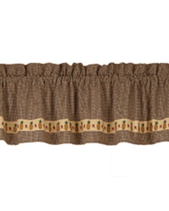 Primitive Pineapple Valance (72x14”)