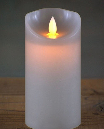 Flameless Timered Moving Flame LED Candle 3x6in