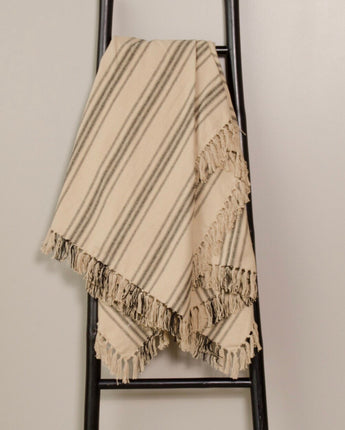 Grain Sack Stripe Afghan New