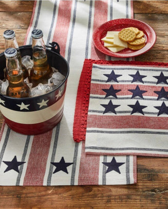 Stars and Stripes Table Runner (13x36