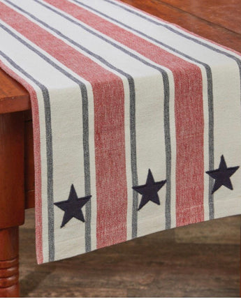 Stars and Stripes Table Runner (13x36