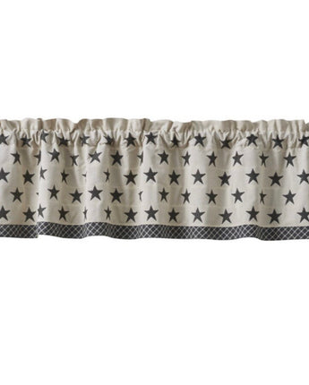 Lebanon Star Lined Valance (60x14