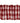 Red Check Valance (72x14”)