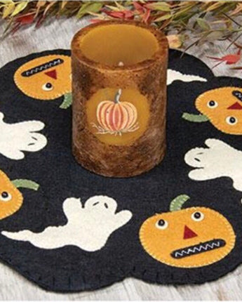 Ghost and Pumpkin Felt Mat! NEW