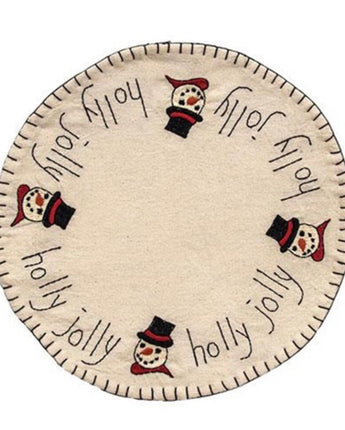 Holly Jolly Candle Mat! New