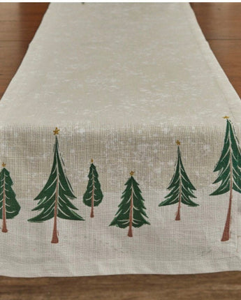 Winter Forest Table Runner 15” x 72” New