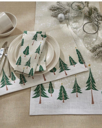 Winter Forest Table Runner 15” x 72” New