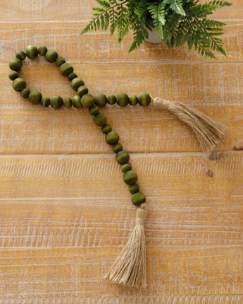 Olive Green Farmhouse Beads NEW