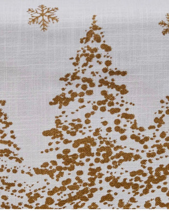 Golden Christmas Tree Table Runner 15” x 54”NEW