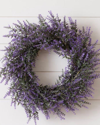 Wreath - Twig Base, Lavender NEW