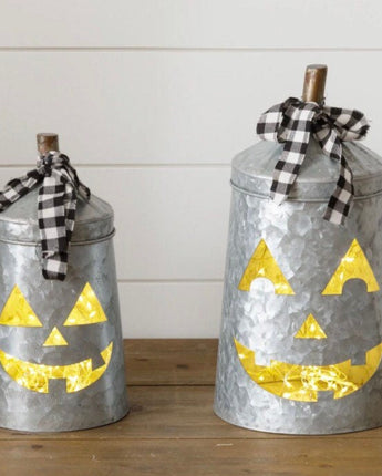 Oil Can Jack O Lantern Set! Cute