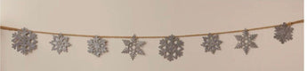 Garland - Metal Snowflakes! New