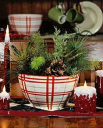 Frosted Red Flameless Candles! NEW
