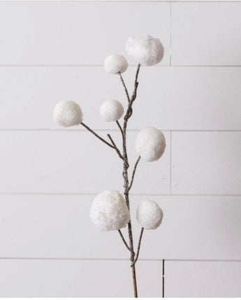 Branches with Snowballs! Set of 3 New