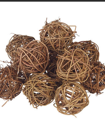 Grapevine Balls Set/6 (2”) New
