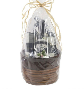 Snowman Treenware Basket Gift Set NEW