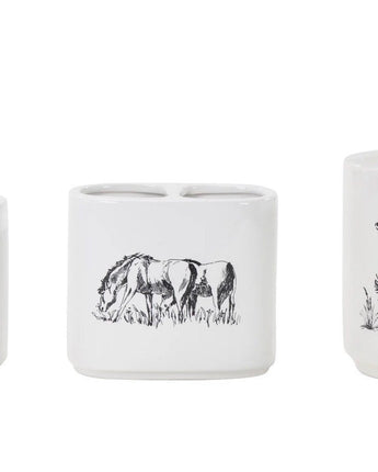 Ranch Life Bathroom Set 3 Piece. New