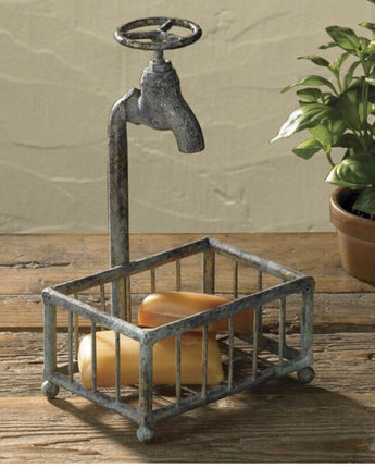 Water Faucet Soap Holder! New