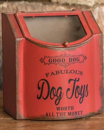 Medium Red Dog Toy Box! New
