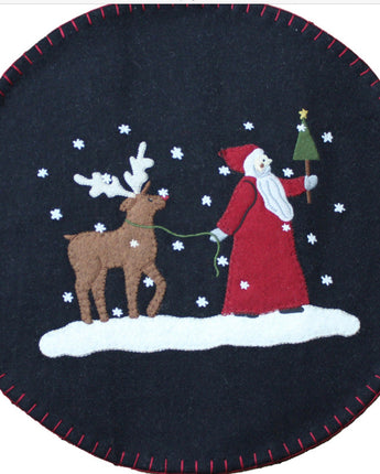 Christmas Friends Candle Mat New